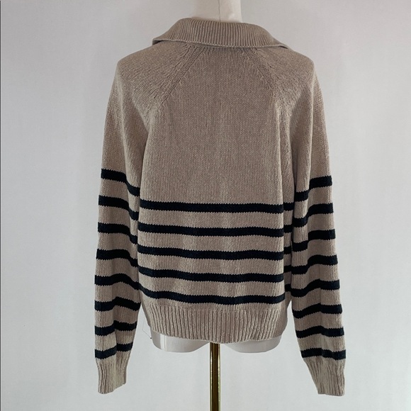 Marine Layer, Relaxed Polo Striped Sweater, S - Picture 6 of 7